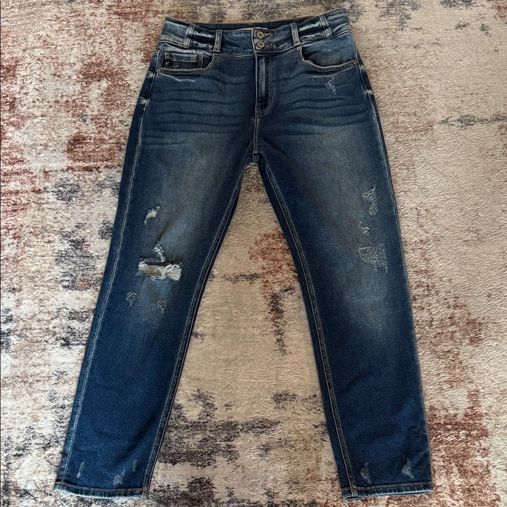 KanCan Blue Stretch Denim Jeggings with Back Pocket Detail